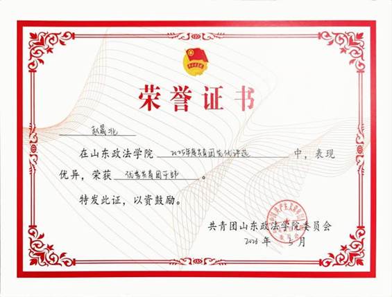 2025年度优秀共青团干部